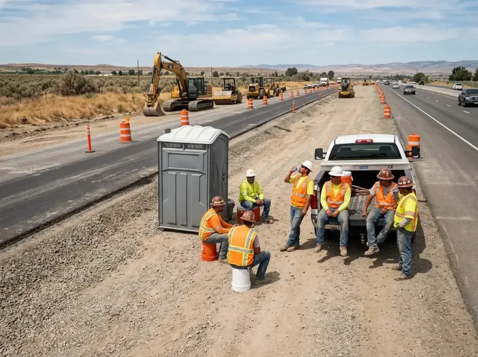 highway-road-construction-crew-007 — frequently asked questions, Porta Potty and Restroom Rentals in Newtown Grant, PA